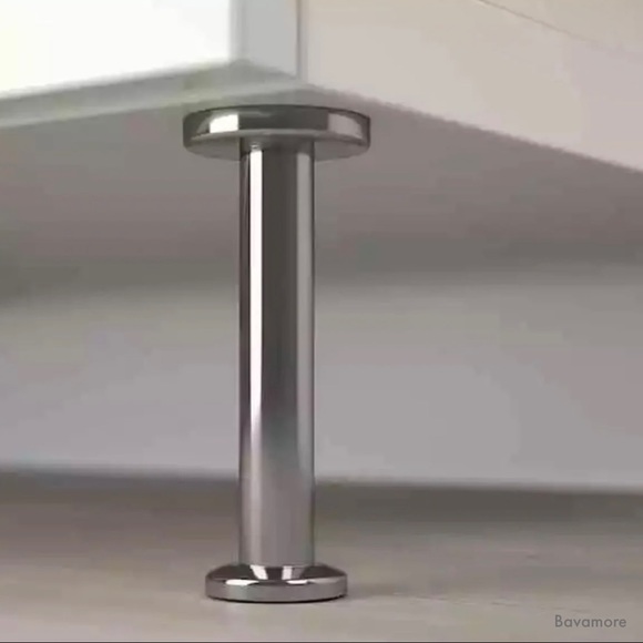 IKEA Furniture LEG Chrome Plated (2 PACK) BRAND NEW - Picture 2 of 3